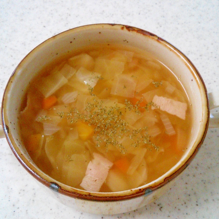 コンソメ スープ の 作り方